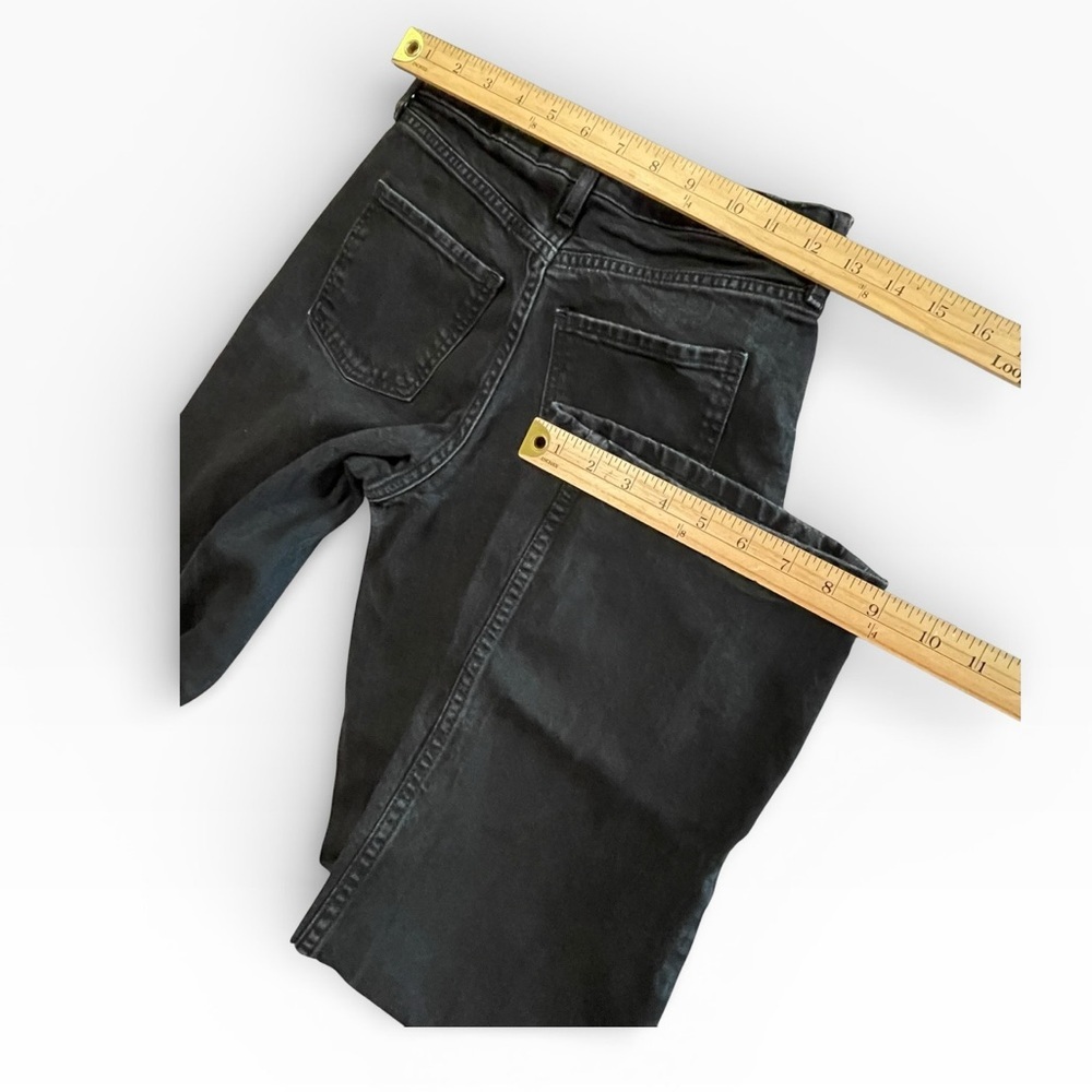 H&M Wide Leg High Waist Black Jeans Girls 11-12Y US 14 EUR 152 - Picture 2 of 6
